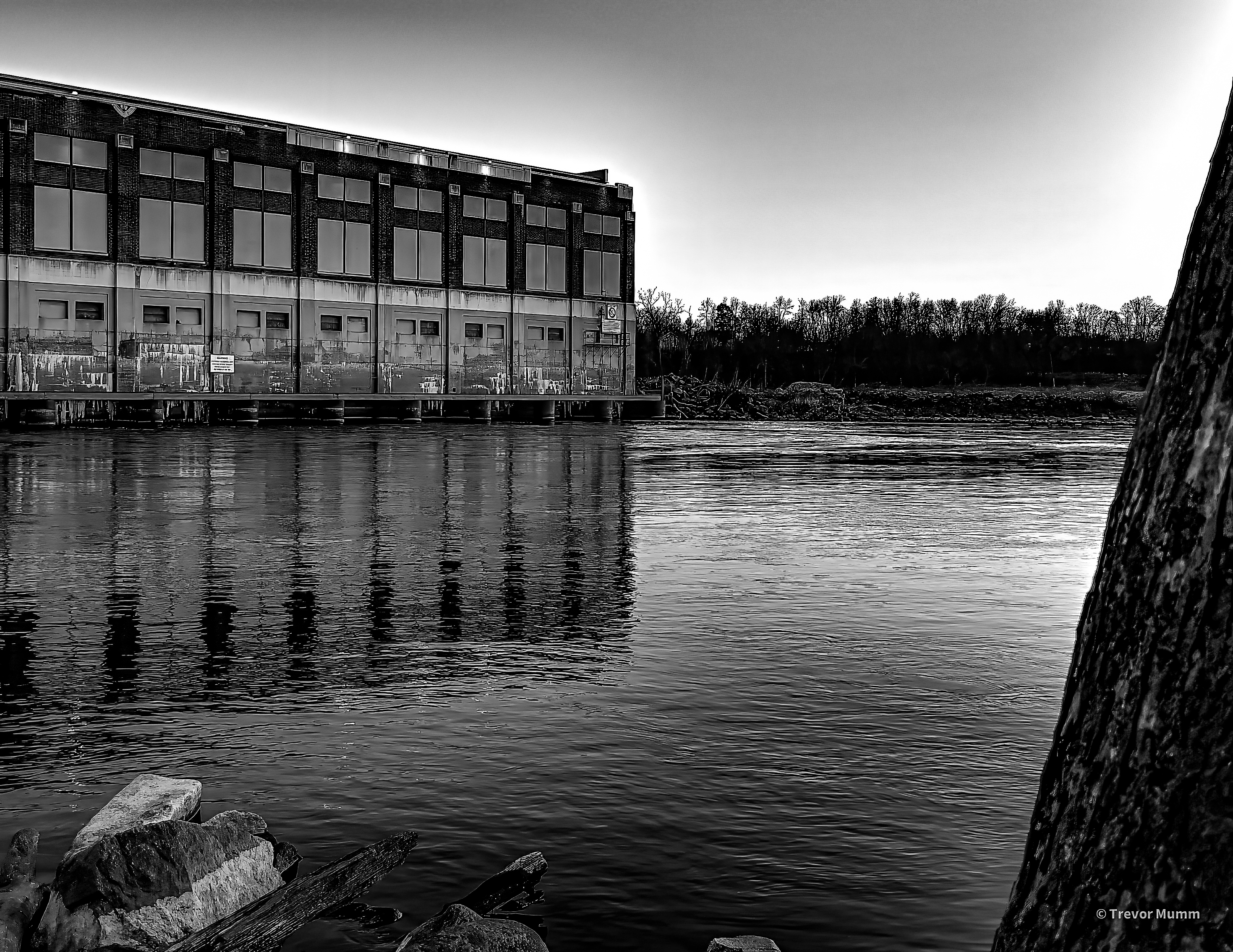Chippewa River Dam BW | Chippewa Falls