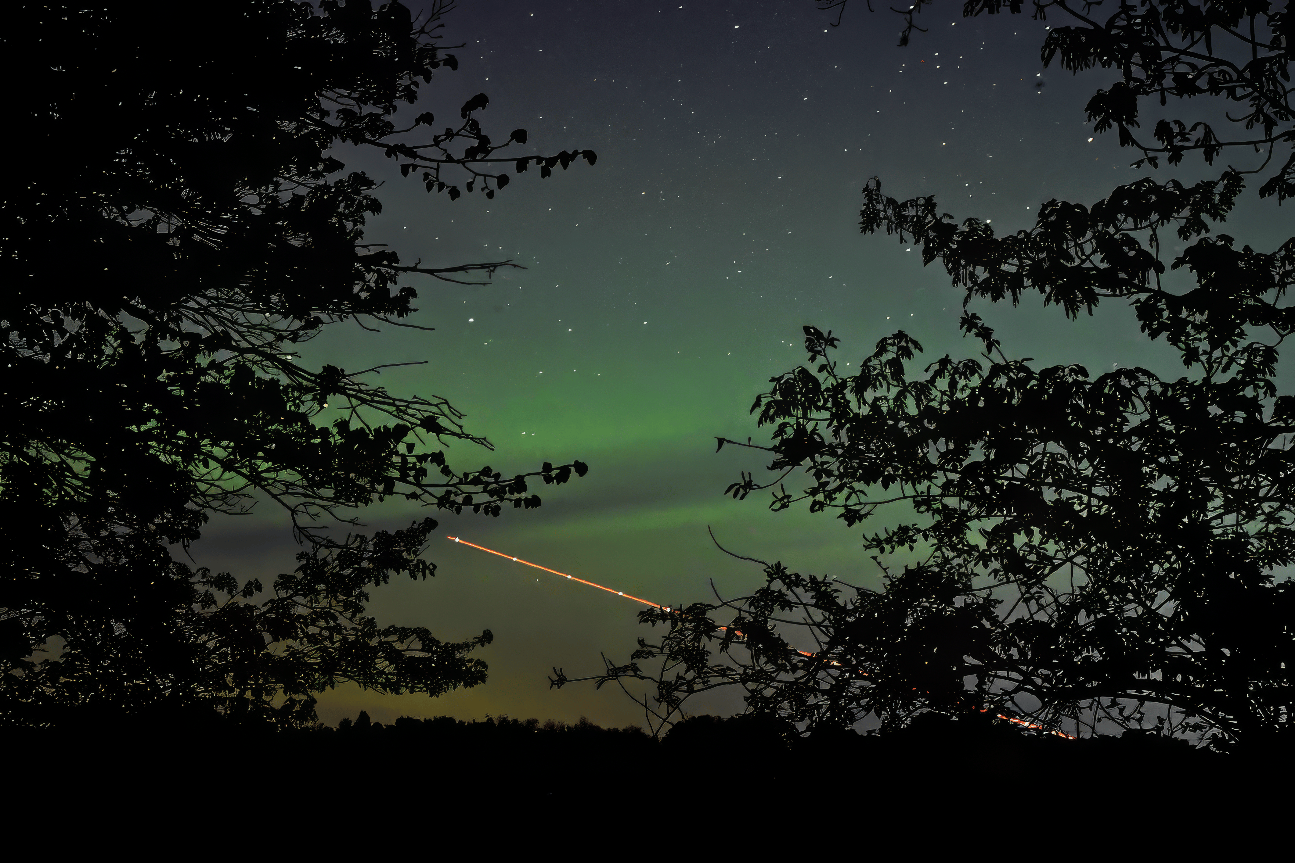 Jet under the Northern Lights | Eau Claire WI